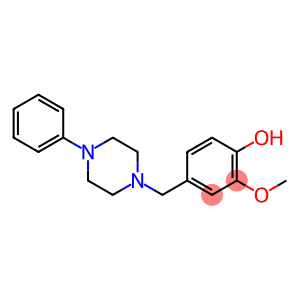 4-[(4-Phenyl-1-piperazinyl)methyl]-2-methoxyphenol
