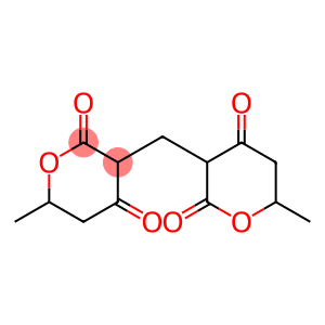 3,3'-Methylenebis[5,6-dihydro-6-methyl-2H-pyran-2,4(3H)-dione]