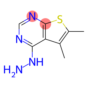 4-hydrazinyl-5,6-dimethylthieno[2,3-d]pyrimidine