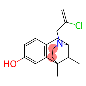 2,6-Methano-3-benzazocin-8-ol, 1,2,3,4,5,6-hexahydro-3-(2-chloro-2-propenyl)-6,11-dimethyl-