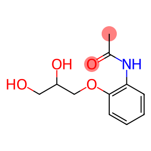 3-(o-Acetylaminophenoxy)-1,2-propanediol