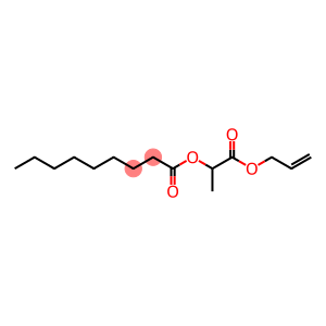 Pelargonic acid ester with allyl lactate