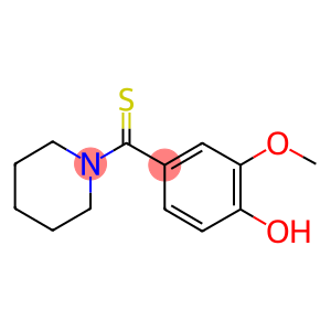 2-methoxy-4-(1-piperidinylcarbothioyl)phenol