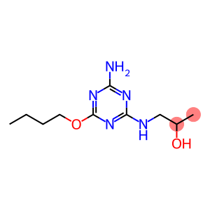 2-Propanol, 1-[(4-amino-6-butoxy-1,3,5-triazin-2-yl)amino]-