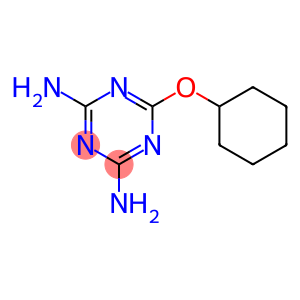 2-Cyclohexyloxy-4,6-diamino-1,3,5-triazine