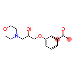 3'-(2-Hydroxy-3-morpholinopropoxy)acetophenone
