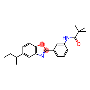 N-[3-(5-sec-butyl-1,3-benzoxazol-2-yl)phenyl]-2,2-dimethylpropanamide
