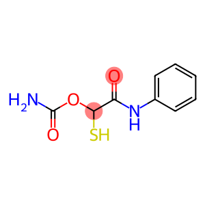 Acetamide, 2-[(aminocarbonyl)oxy]-2-mercapto-N-phenyl-