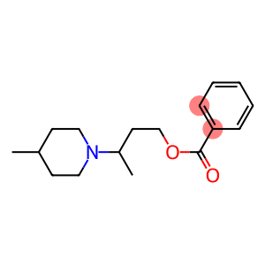 3-Methyl-3-(4-methylpiperidino)propyl=benzoate