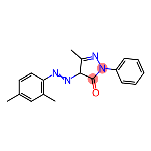 2-Phenyl-4-(2,4-dimethylphenylazo)-5-methyl-2H-pyrazole-3(4H)-one