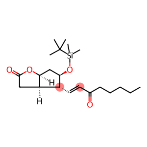 (3aR,4R,5R,6aS)-5-((tert-butyldimethylsilyl)oxy)-4-((E)-3-oxooct-1-en-1-yl)hexahydro-2H-cyclopenta[b]furan-2-one