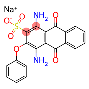 sodium 1,4-diamino-9,10-dihydro-9,10-dioxo-3-phenoxyanthracene-2-sulphonate