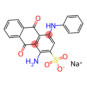 1-amino-9,10-dihydro-9,10-dioxo-4-(phenylamino)-2-anthracenesulfonic aci mo