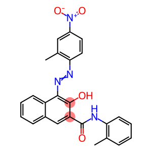 3-羟基-4-[(2-甲基-4-硝基苯基)偶氮]-N-(2-甲苯基)-2-萘甲酰胺(9CL)