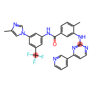 4-methyl-N-[3-(4-methyl-1H-imidazol-1-yl)-5-(trifluoromethyl)phenyl]-3-{[4-(pyridin-3-yl)pyrimidin-2-yl]amino}benzamide