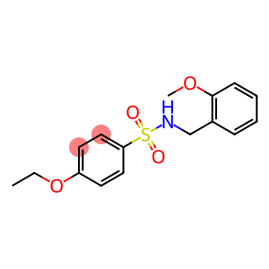 4-ethoxy-N-(2-methoxybenzyl)benzenesulfonamide