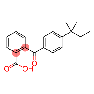 2-[4-(1,1-dimethylpropyl)benzoyl]benzoic acid