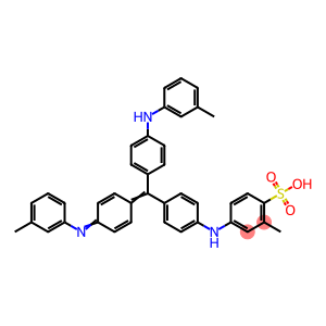 Benzenesulfonic acid, 2-methyl-4-4-4-(3-methylphenyl)aminophenyl4-(3-methylphenyl)imino-2,5-cyclohexadien-1-ylidenemethylphenylamino-
