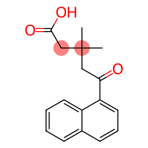 1-Naphthalenepentanoic acid, β,β-dimethyl-δ-oxo-