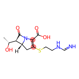 [5R-[5alpha, 6alpha(R*)]]-6-(1-Hydroxyethyl)-3-[[2-[(iminomethyl)amino]ethyl]thio]-7-oxo-1-azabicyclo[3.2.0]hept-2-ene-2-carboxylic acid