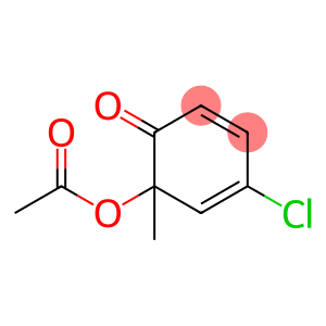 Acetic acid 3-chloro-1-methyl-6-oxo-2,4-cyclohexadienyl ester