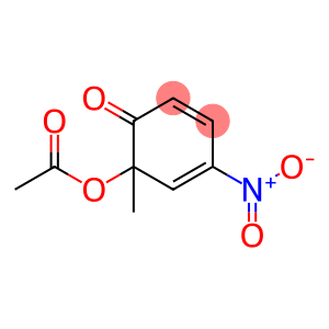 Acetic acid 1-methyl-3-nitro-6-oxo-2,4-cyclohexadienyl ester