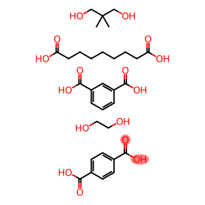 1,3-苯二甲酸与1,4-苯二甲酸、2,2-二甲基-1,3-丙二醇、1,2-乙二醇和壬二酸的聚合物