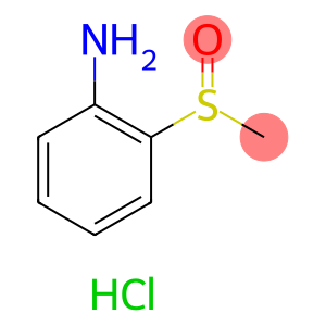 Benzenamine, 2-(methylsulfinyl)-, hydrochloride (1:1)