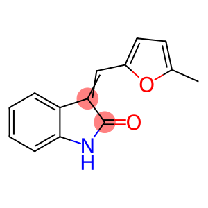 2H-Indol-2-one, 1,3-dihydro-3-[(5-methyl-2-furanyl)methylene]-