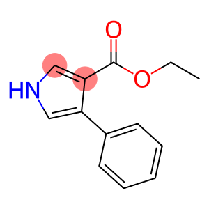 1H-Pyrrole-3-carboxylic acid, 4-phenyl-, ethyl ester