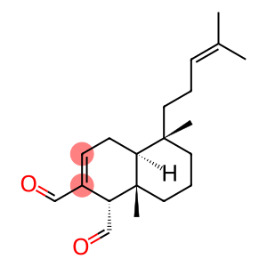 1,2-Naphthalenedicarboxaldehyde, 1,4,4a,5,6,7,8,8a-octahydro-5,8a-dimethyl-5-(4-methyl-3-penten-1-yl)-, (1S,4aS,5S,8aS)-