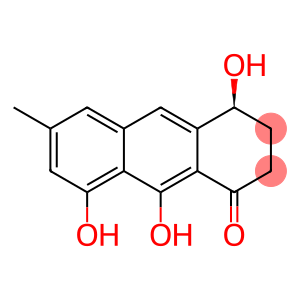 (4S)-3,4-Dihydro-4,8,9-trihydroxy-6-methylanthracen-1(2H)-one