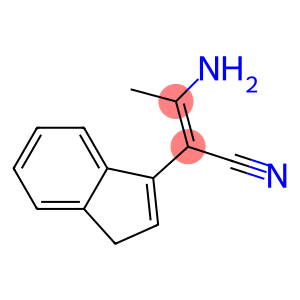 1H-Indene-3-acetonitrile,-alpha--(1-aminoethylidene)-(9CI)