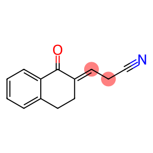 Propanenitrile, 3-(3,4-dihydro-1-oxo-2(1H)-naphthalenylidene)-, (E)- (9CI)