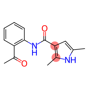1H-Pyrrole-3-carboxamide,N-(2-acetylphenyl)-2,5-dimethyl-(9CI)