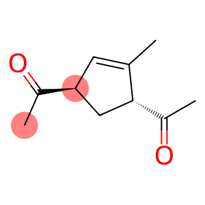 Ethanone, 1,1-[(1R,3R)-4-methyl-4-cyclopentene-1,3-diyl]bis-, rel- (9CI)