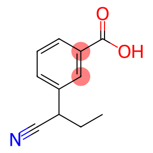Benzoic acid, 3-(1-cyanopropyl)-