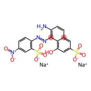 6-Amino-4-hydroxy-5-(4-nitro-2-sulfophenylazo)-2-naphthalenesulfonic acid disodium salt