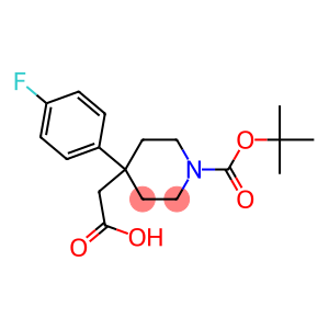 1-Boc-4-(4-fluorophenyl)-4-piperidineacetic acid