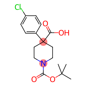 1,4-Piperidinedicarboxylic acid, 4-(4-chlorophenyl)-,1-(1,1-dimethylethyl) ester