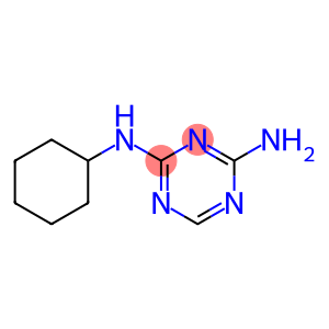 (4-amino-s-triazin-2-yl)-cyclohexyl-amine