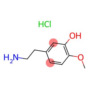 4-METHOXY-3-HYDROXYPHENETHYLAMINE HYDROC HLORIDE (DOPAM