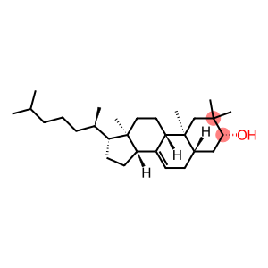 Cholest-7-en-3-ol, 2,2-dimethyl-, (3β,5α)- (9CI)