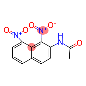 N-{1,8-bisnitro-2-naphthyl}acetamide