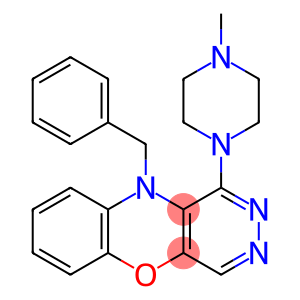 10-Benzyl-1-(4-methyl-1-piperazinyl)-7-nitro-10H-pyridazino[4,5-b][1,4]benzoxazine