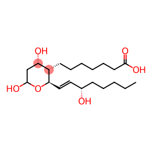 2H-Pyran-3-heptanoic acid, tetrahydro-4,6-dihydroxy-2-[(1E,3S)-3-hydroxy-1-octen-1-yl]-, (2R,3S,4S)-