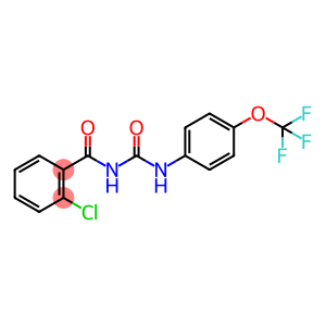 2-chloro-n-(((4-(trifluoromethoxy)phenyl)amino)carbonyl)benzamide