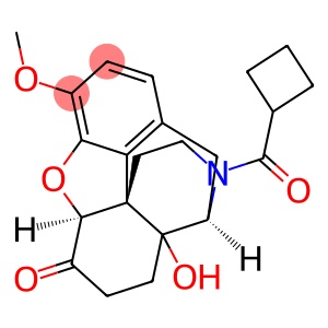 (5alpha)-17-(cyclobutylcarbonyl)-4,5-epoxy-14-hydroxy-3-methoxymorphinan-6-one