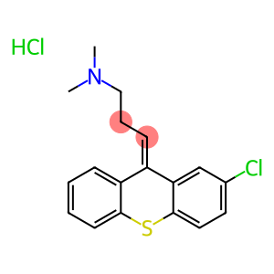 2-CHLORO-9-(3-DIMETHYLAMINOPROPYLIDENE)THIOXANTHENE HYDROCHLORIDE