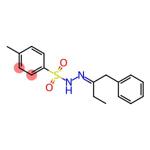 Benzenesulfonic acid, 4-methyl-, [1-(phenylmethyl)propylidene]hydrazide, (E)- (9CI)